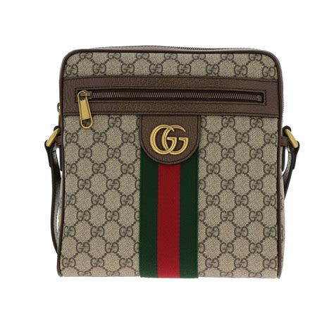 gucci mens double zipper shoulder bag|gucci waist bags men's.